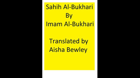 Sahih Al-Bukhari: 49