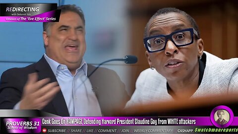 GEN0CIDE J E W S??? Cenk Goes On RAMPAGE Defending Harvard President Dr. Gay - from WHlTE attackers
