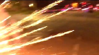 Fireworks Explosion Nearly Takes Out Reporter In Minneapolis