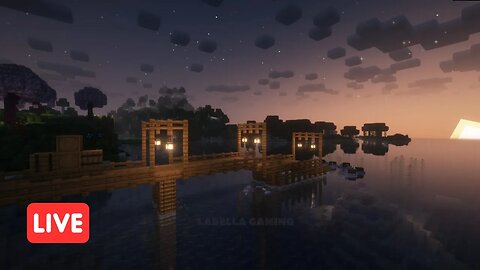 Dockside at Sunrise with Music to Relax, Study, Read, or Sleep | Minecraft Ambience