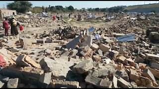 South Africa - Johannesburg - Alex demolition - Aftermath (Video) (Z8Y)