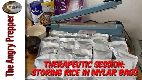 Storing Rice In Mylar Bag