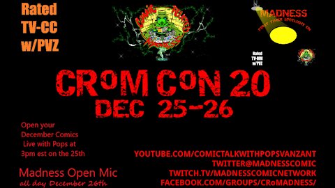 CRoM CoN 20 Day 2...Open DrawStream, open mic day