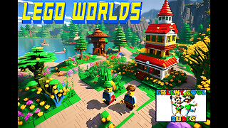 Greeny Cool Dudes Gaming - Lego Worlds Nintendo Switch