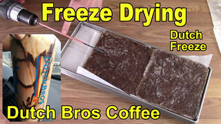 Freeze Drying Dutch Bros Coffee: Dutch Freeze drinks