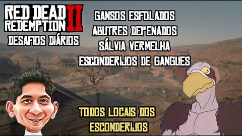 RED DEAD REDEMPTION 2 DESAFIOS DIÁRIOS ESCONDERIJO DE GANGUES