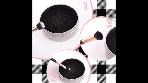 FFLEMON Makeup Brush Cleaner Kit, Makeup Brush Color Removal Cleaner Sponge,Remove eye shadow o...
