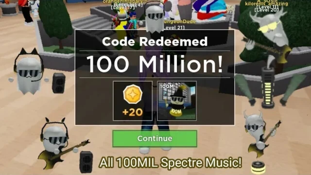 ROBLOX Tower Heroes All 100MIL Spectre Music