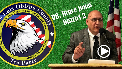 Dr. Bruce Jones - Candidate Forum