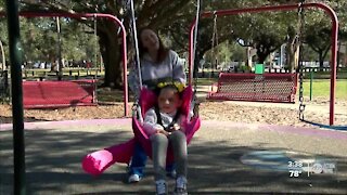New locally made swing changes how kids with disabilities go to the playground