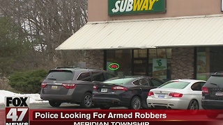 Police looking for Subway robbery suspects