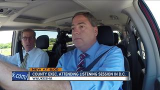 Waukesha County Executive attending listening session in DC