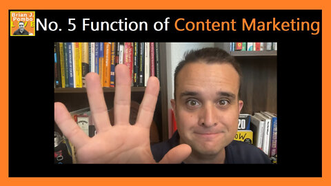 The Number Five Function of Content Marketing 📚