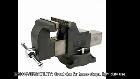 Wilton WS8 Shop Vise, 8" Jaw Width and Opening, 4" Throat (63304)