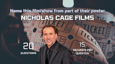 Name these Nicholas Cage films