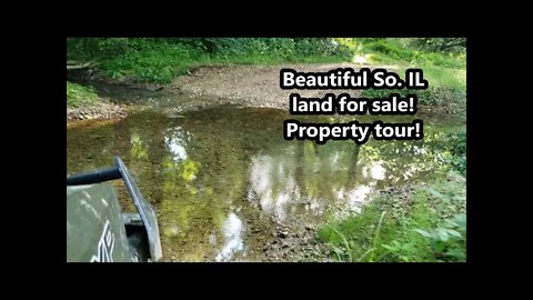Beautiful Southern Illinois land for sale! Crystal clear creek, big ridges, bordered by the Shawnee!