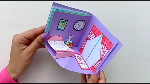 How to Make a Beautiful Paper Card House.