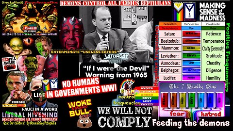 Satanic takeover of Humanity planned for decades (related info and links in description)