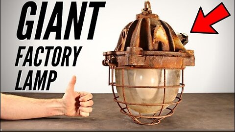 Antique Factory Lamp Restoration | Factory Lamp Restoration Video 2023 | How to Restoration Videos