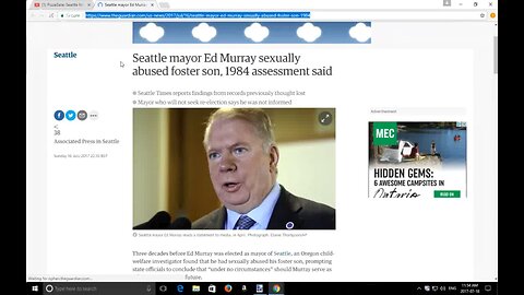 PizzaGate: Seattle Mayor's FOURTH VICTIM Brings New Evidence of Abuse Bait and Sketch