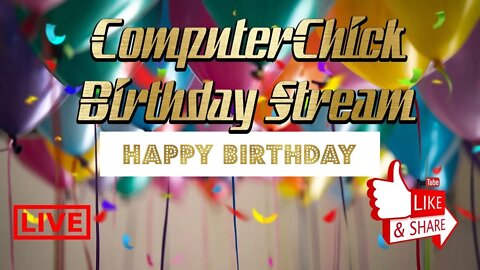 ComputerChick Birthday Bash 200 bits = 1 spin