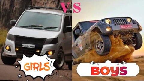 Girls VS Boys Car Stunts 🔥😂 | Indian Car Driving Simulator 3D | The Era Of Gaming |Wagonar VS Thar