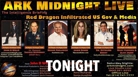 Tonight on #ArkMidnight Topic: The Intelligence Briefing / Red Dragon Infiltrated US Gov & Media