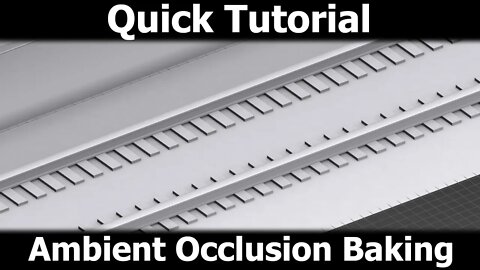 Quick Tutorial - Ambient Occlusion Baking
