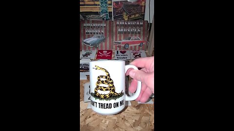 don't tread on me mug