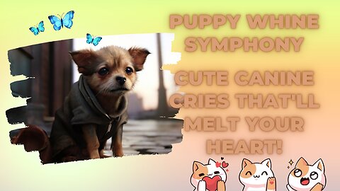 Puppy Whine Symphony: Cute Canine Cries that'll Melt Your Heart!
