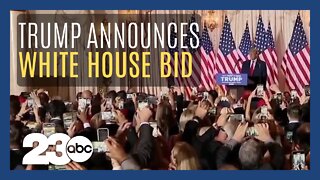 Former President Trump announces 2024 White House bid