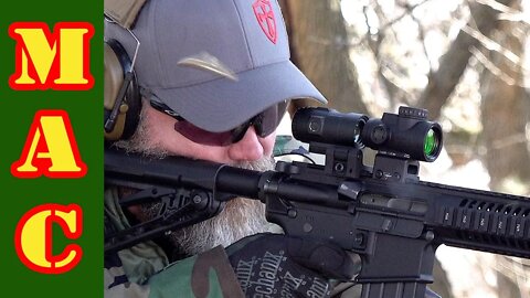 New Trijicon MRO HD with 3X Magnifier - what is going on with the reticle?