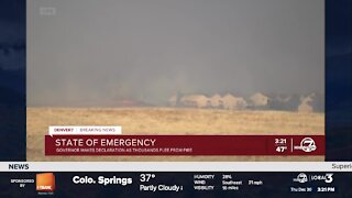 Boulder County wildfires approaching homes in Superior