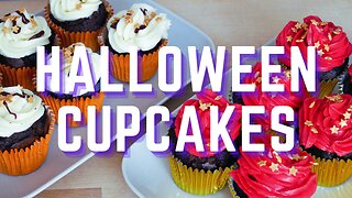Simple Chocolate Cupcakes For Halloween
