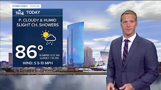 Hot and humid Monday