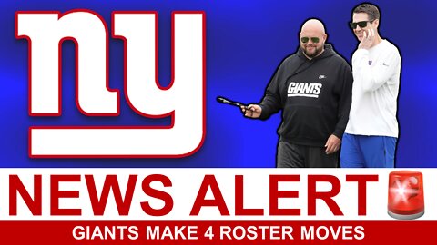 New York Giants Make 4 Roster Moves Prior To Week 1 Game vs. Titans | Giants News Alert