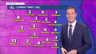Roads slippery with temps in the teens Thursday morning
