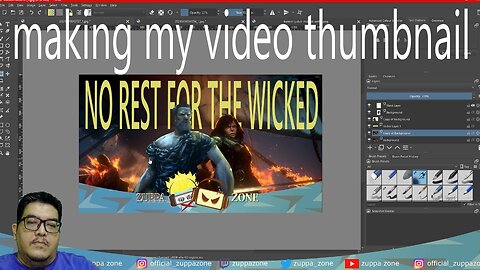 the making of zuppa's video thumbnail