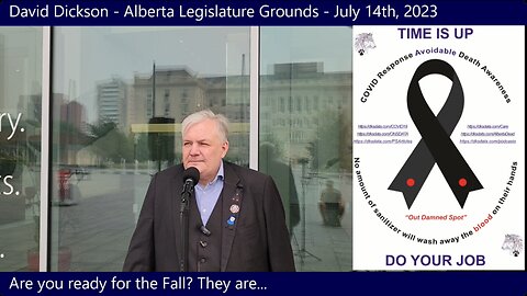 David Dickson - Alberta Legislature Grounds - July 14th, 2023