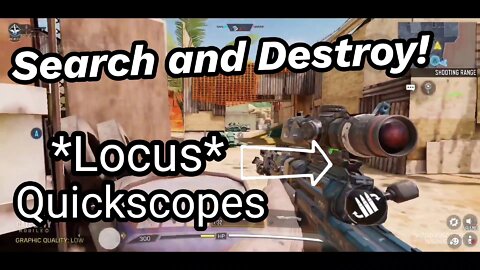 RANKED Search and Destroy *Locus* Sniper Montage | Call of Duty Mobile