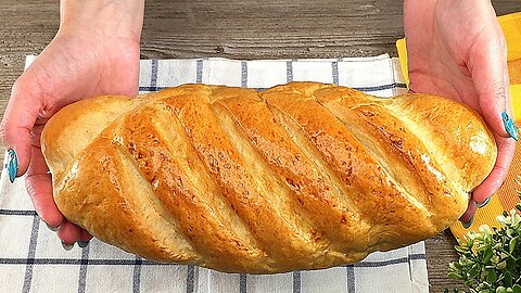 Mix the water with the flour, you will be amazed at the result! German bread
