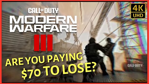 Are You Paying $70 To Lose? SBMM In MW3 (4K)