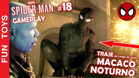 Marvel Spider-Man #18 - MACACO NOTURNO é traje FURTIVO do FILME "HOMEM-ARANHA - LONGE DE CASA" 🕷🕸