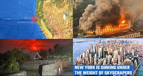 LARGE QUAKES-OFF CALIFORNIA & ACROSS GLOBE-SWARMING*NYC SINKING?*VOLCANIC ASHFALL*GEOMAGNETIC STORM*