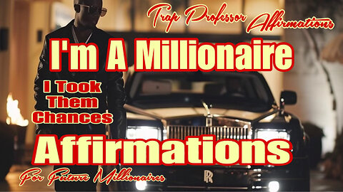 I’m A Millionaire Affirmations ( Official Interactive Video ) Visualizer - Listen To Become Rich !!