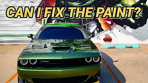 CORRECTING THE PAINT ON THE 2020 CHALLENGER GREEN MONSTAH SCATPACK. CAN I GET IT DONE?