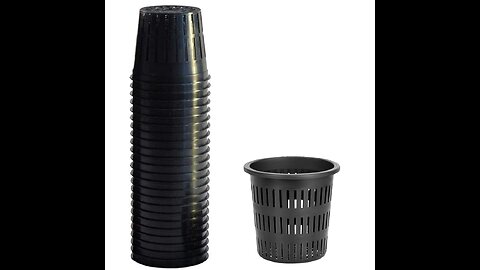 2 inch Net Pots Cups Heavy Duty Round Wide Rim Design - Orchids Hydroponics Aquaponics Slotted...