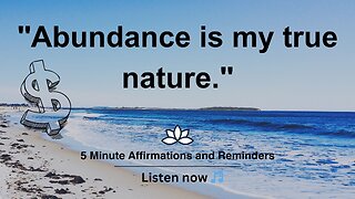 💲Affirmations for Abundance