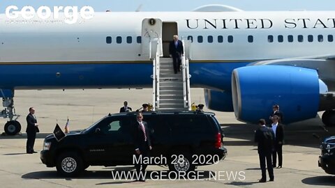 President Donald J.Trump Arrives at Naval Station Norfolk, March 28, 2020