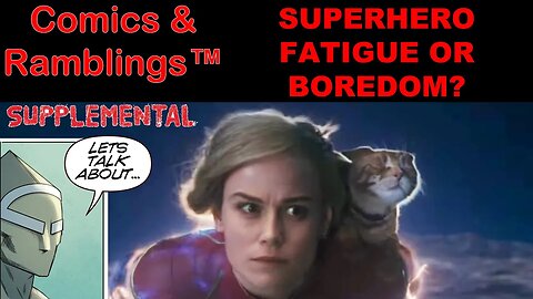 Superhero Fatigue? Or, just boredom?